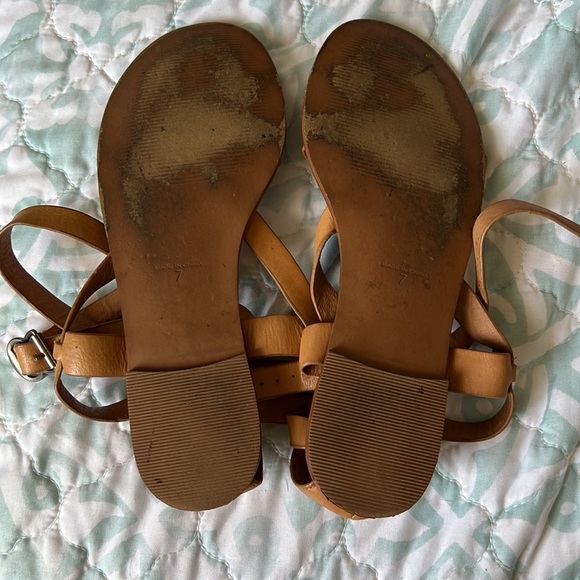 Strappy Leather Madewell Sandals - Picture 3 of 5
